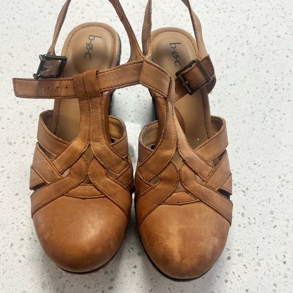 b.o.c. Women's Tan Sandals comfortable boho